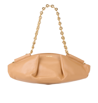 Paseo Small Tote Bag, &pound;950, Handbags, Tan, Leather, Front view